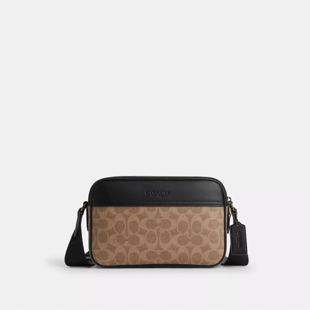 Graham crossbody-taske i Signature Canvas