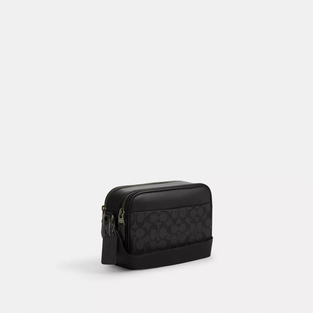 Graham crossbody-taske i Signature Canvas