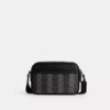 Graham-crossbody-taske i Signature Canvas med striber