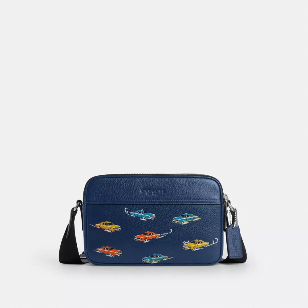 Graham-crossbody-taske med bilprint