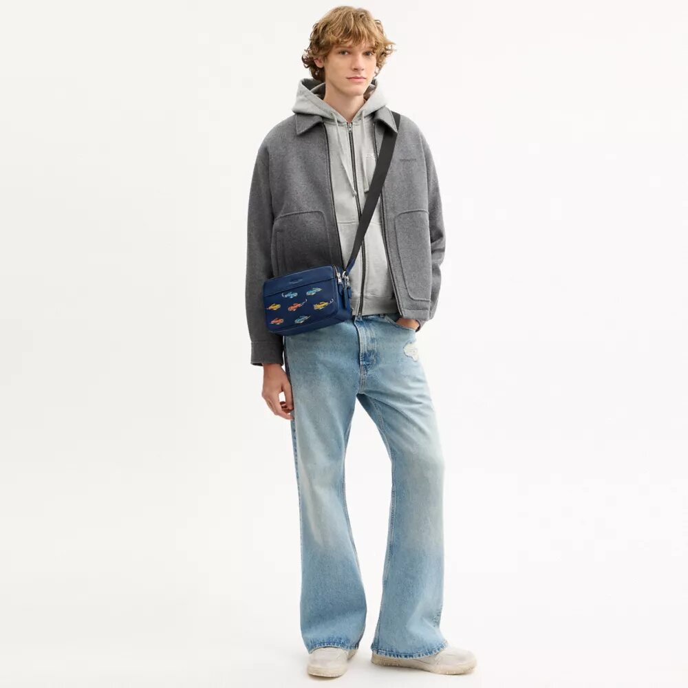 Graham-crossbody-taske med bilprint