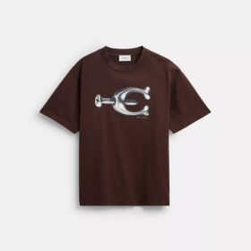 Hardware T-shirt i afslappet pasform af økologisk bomuld
