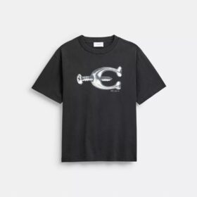 Hardware T-shirt i afslappet pasform af økologisk bomuld