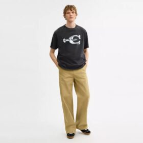 Hardware T-shirt i afslappet pasform af økologisk bomuld