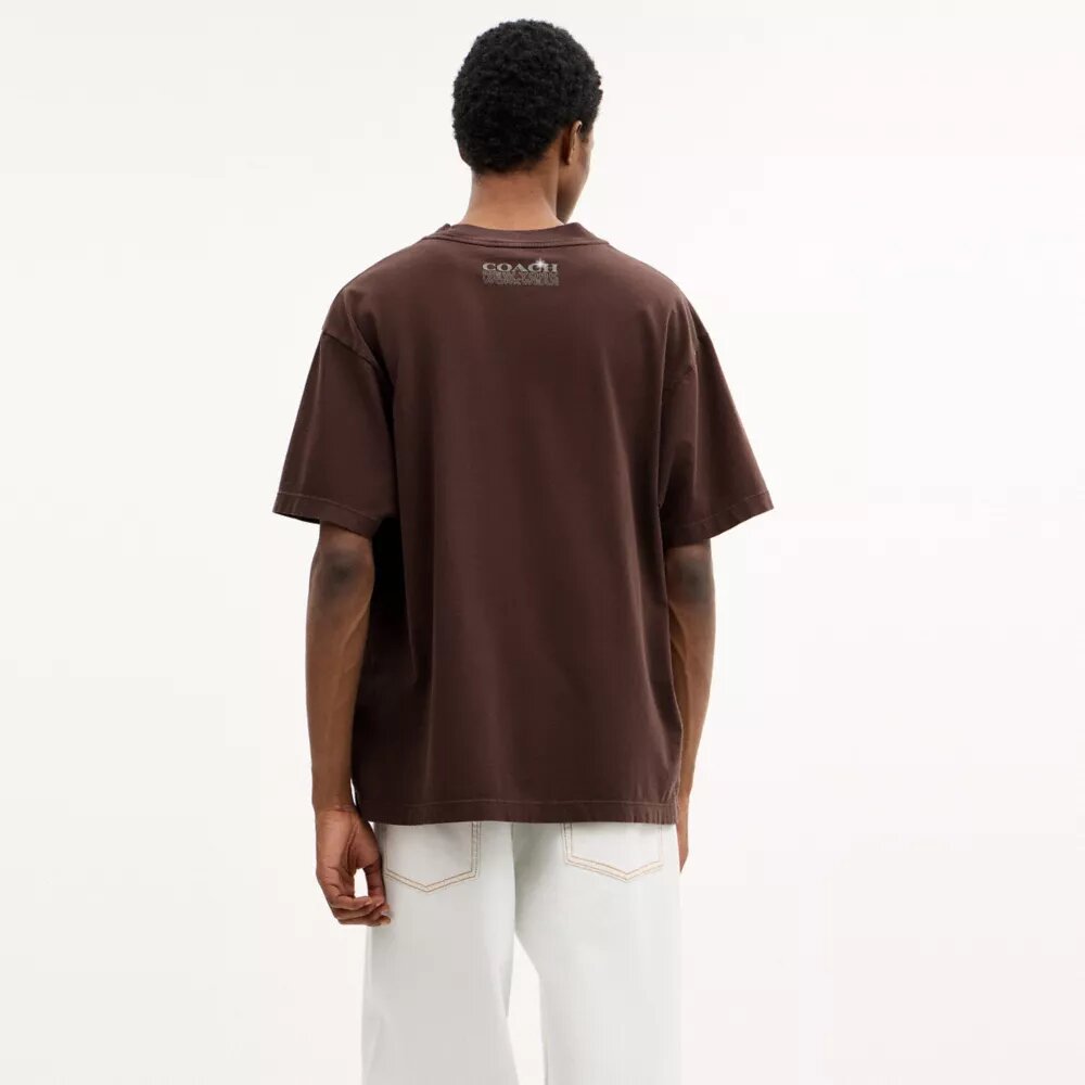 Hardware T-shirt i afslappet pasform af økologisk bomuld