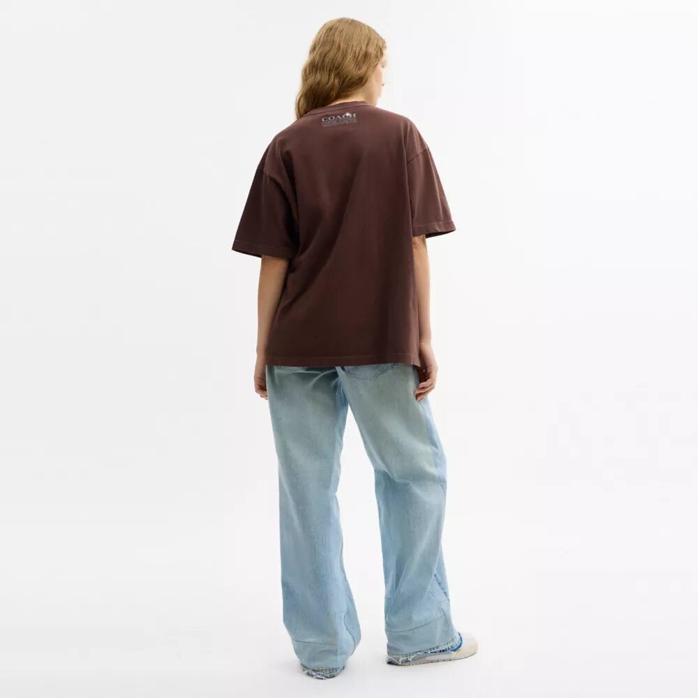 Hardware T-shirt i afslappet pasform af økologisk bomuld