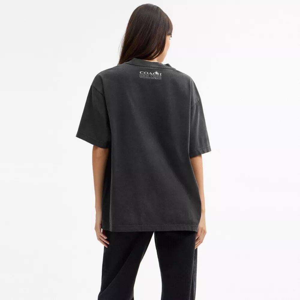 Hardware T-shirt i afslappet pasform af økologisk bomuld