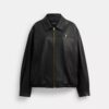 Heritage C-plakette Oversized læderjakke
