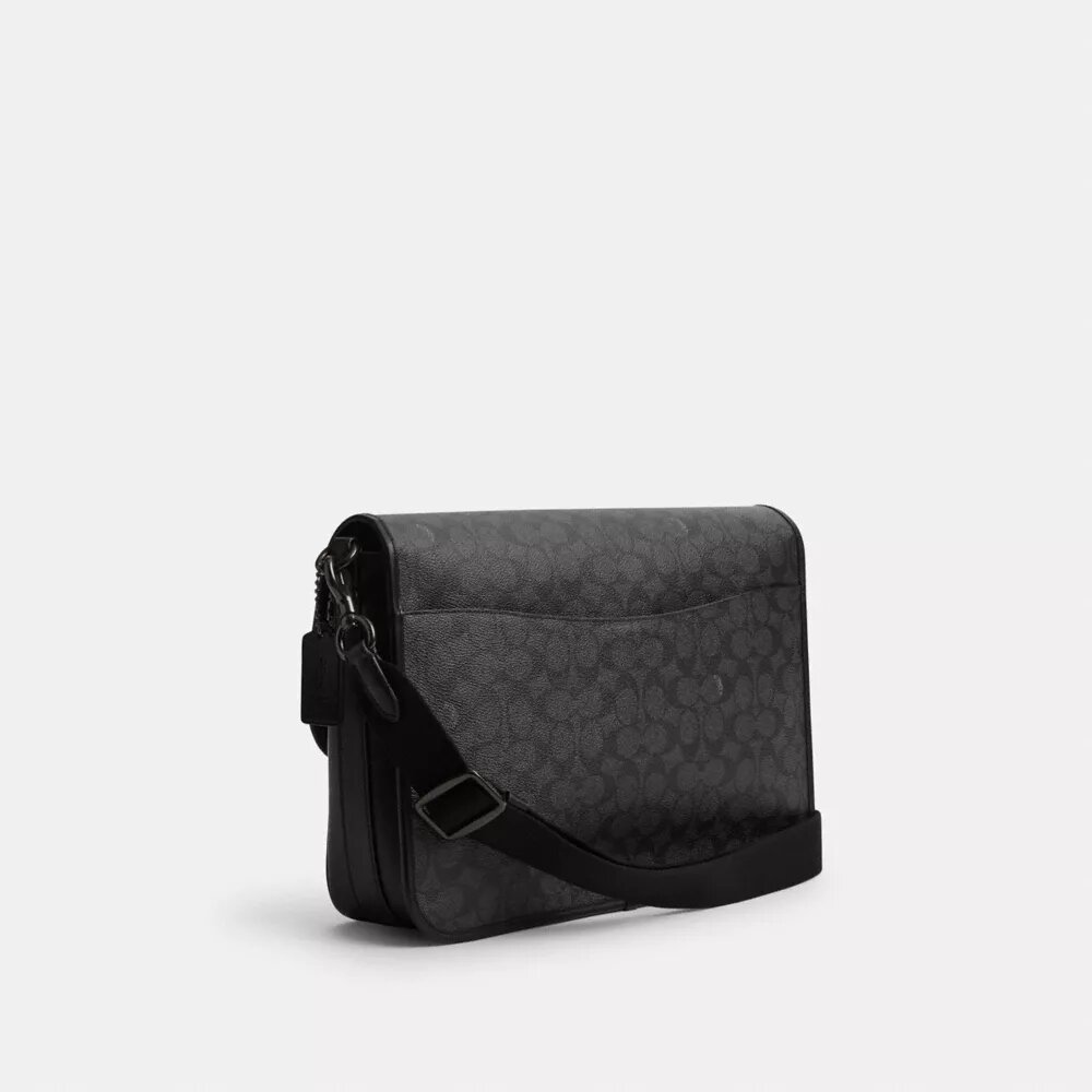 Hitch-messengertaske i Signature Canvas