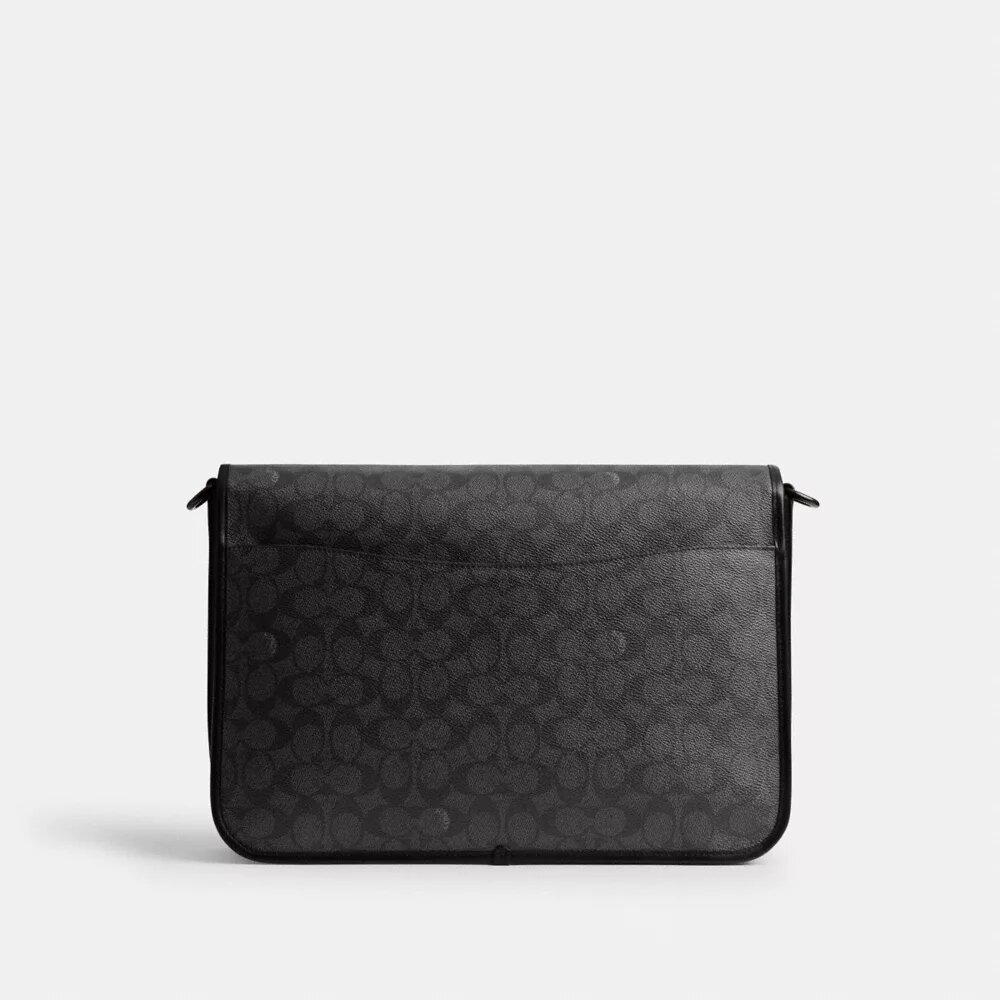 Hitch-messengertaske i Signature Canvas