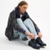 Høje sneakers i Signature Canvas med camouflagemønster