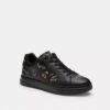 Høje sneakers med skitseprint