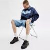 Høje sneakers med skitseprint