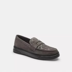 Hybrid-loafers med signaturprint