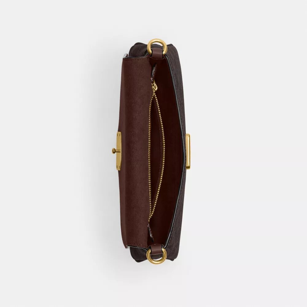Jet skuldertaske i Signature Canvas