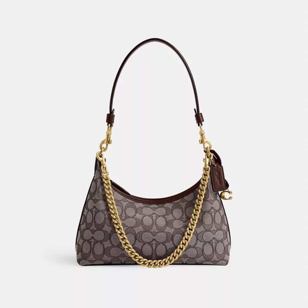 Juliet skuldertasker 25 i Signature Jacquard