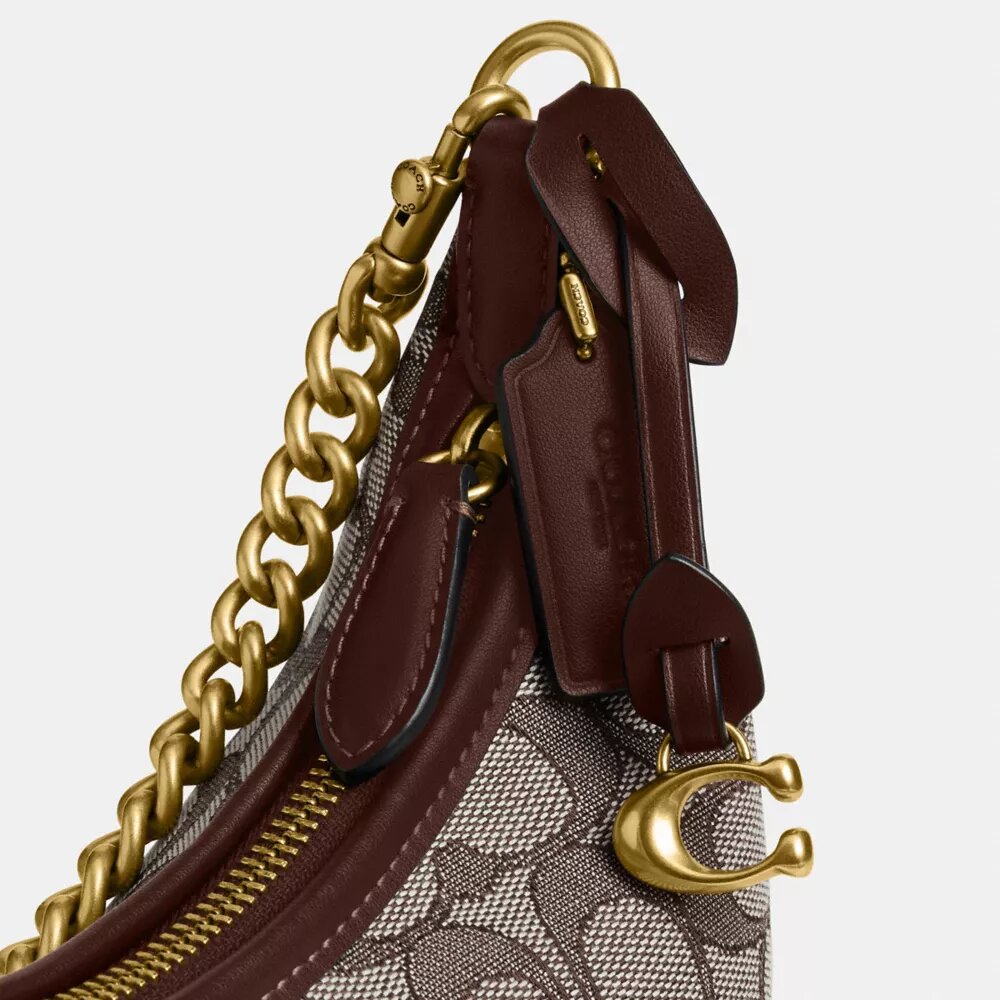 Juliet skuldertasker 25 i Signature Jacquard