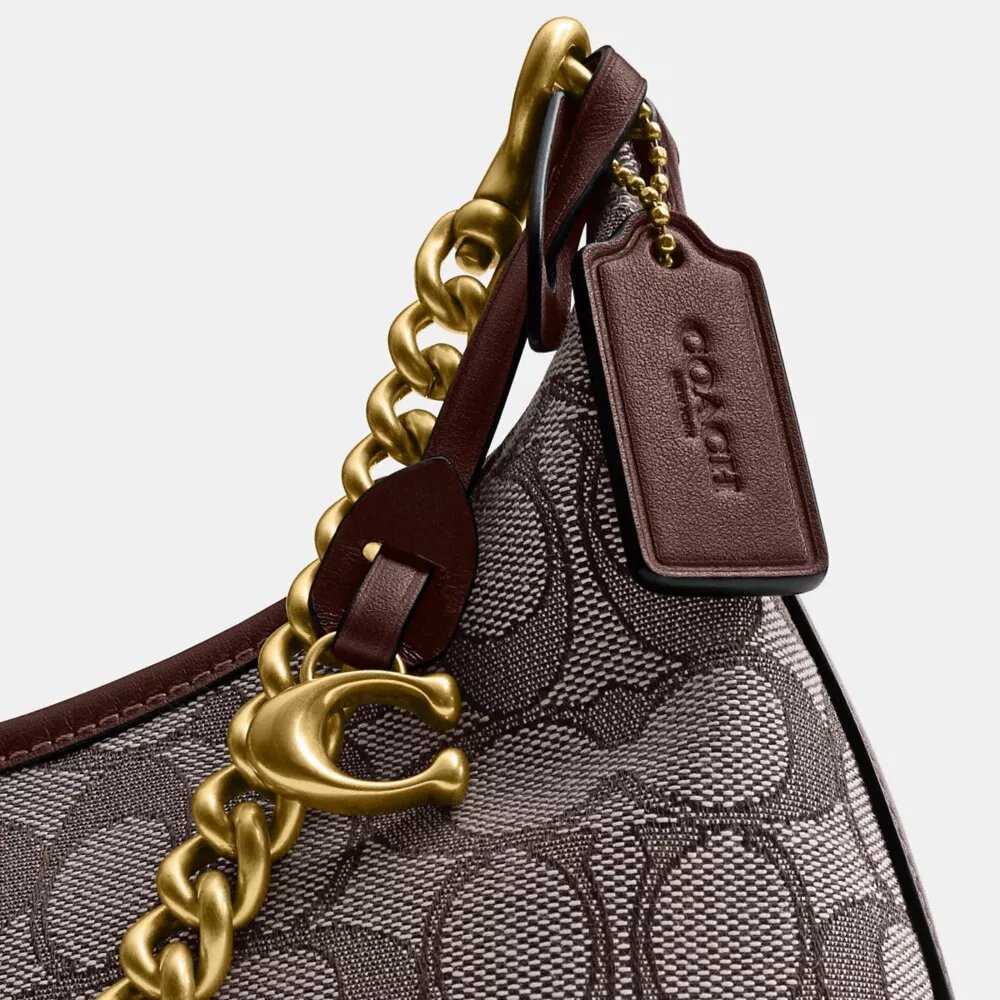 Juliet skuldertasker 25 i Signature Jacquard