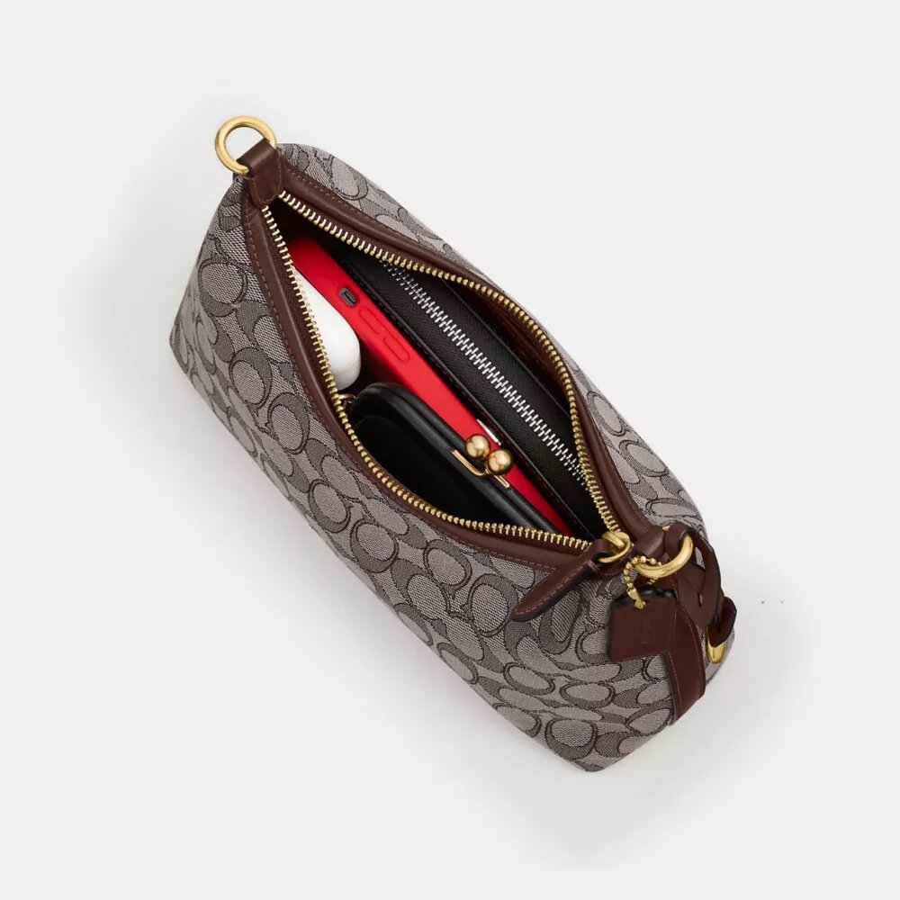 Juliet skuldertasker 25 i Signature Jacquard