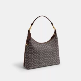 Juliet skuldertasker 38 i signatur-jacquard