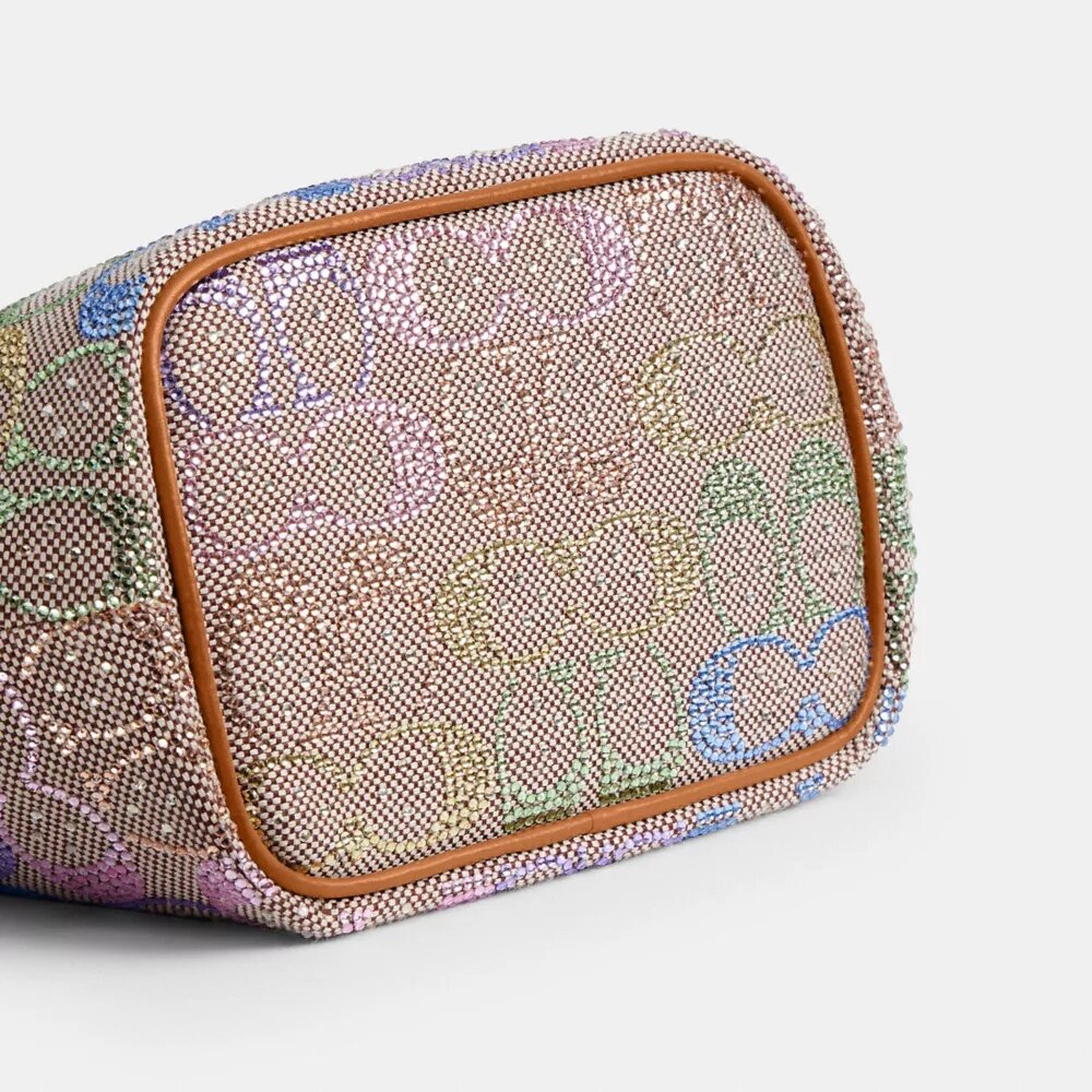 Kisslock Frame Bag 16 i Crystal Signature Jacquard