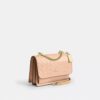 Klare crossbody-taske i signaturlæder