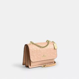 Klare crossbody-taske i signaturlæder