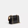 Klare crossbody-taske i signaturlæder