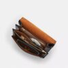 Klare crossbody-taske i signaturlæder