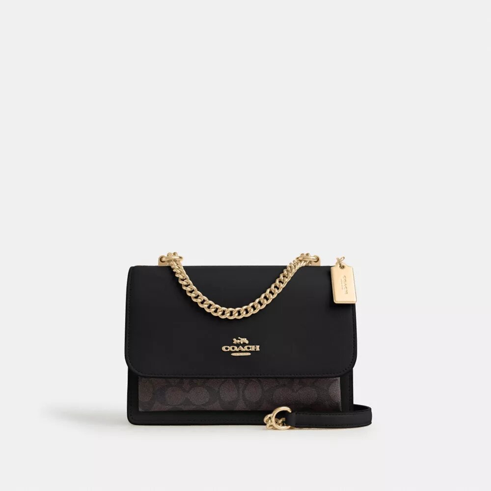 Klare crossbody-tasker i Signature Canvas
