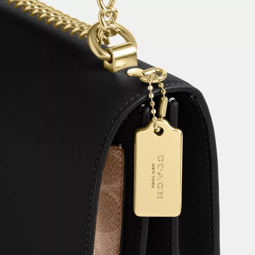 Klare crossbody-tasker i Signature Canvas