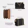 Klare crossbody-tasker i Signature Canvas