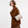 Klare crossbody-tasker i Signature Canvas