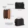 Klare crossbody-tasker i Signature Canvas