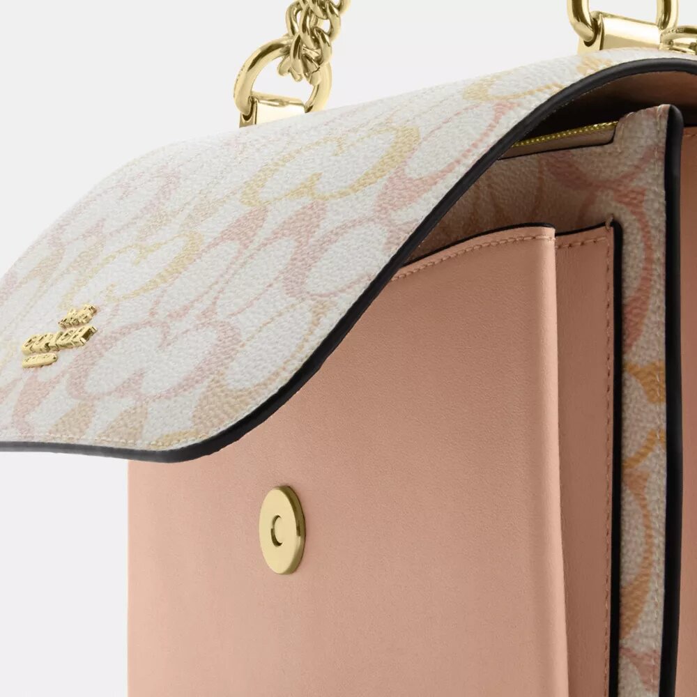 Klare crossbody-tasker i Signature Canvas