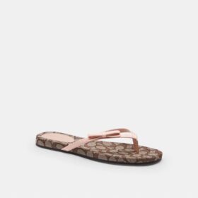Klipklapper med sløjfe i Signature Jacquard