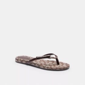 Klipklapper med sløjfe i Signature Jacquard