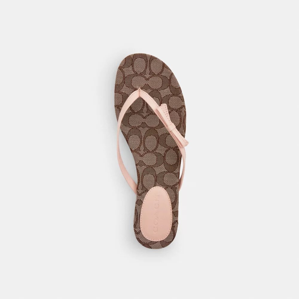 Klipklapper med sløjfe i Signature Jacquard