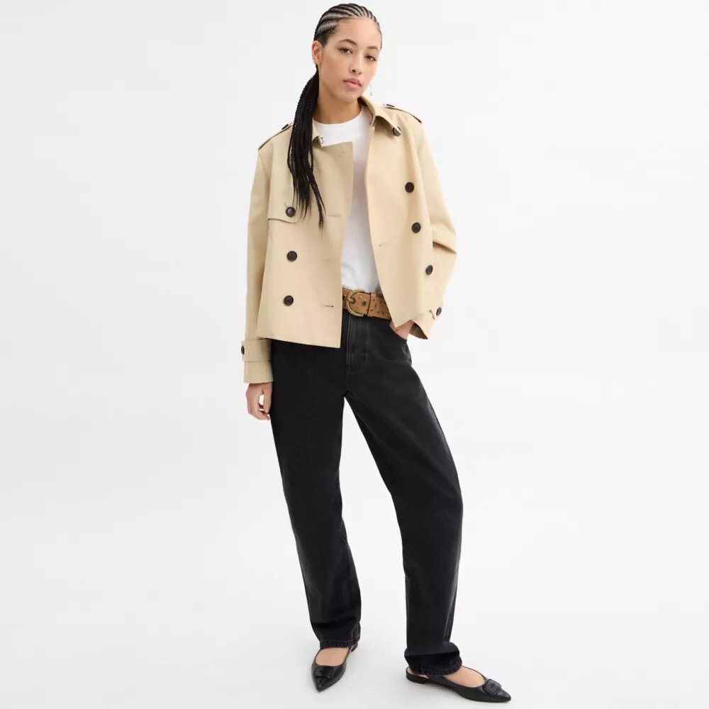 Kort trenchcoat
