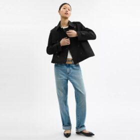 Kort trenchcoat
