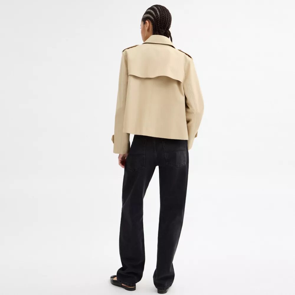 Kort trenchcoat