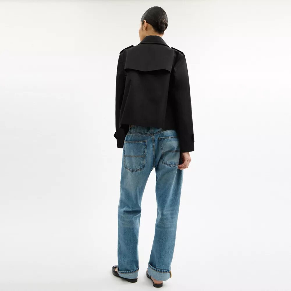 Kort trenchcoat