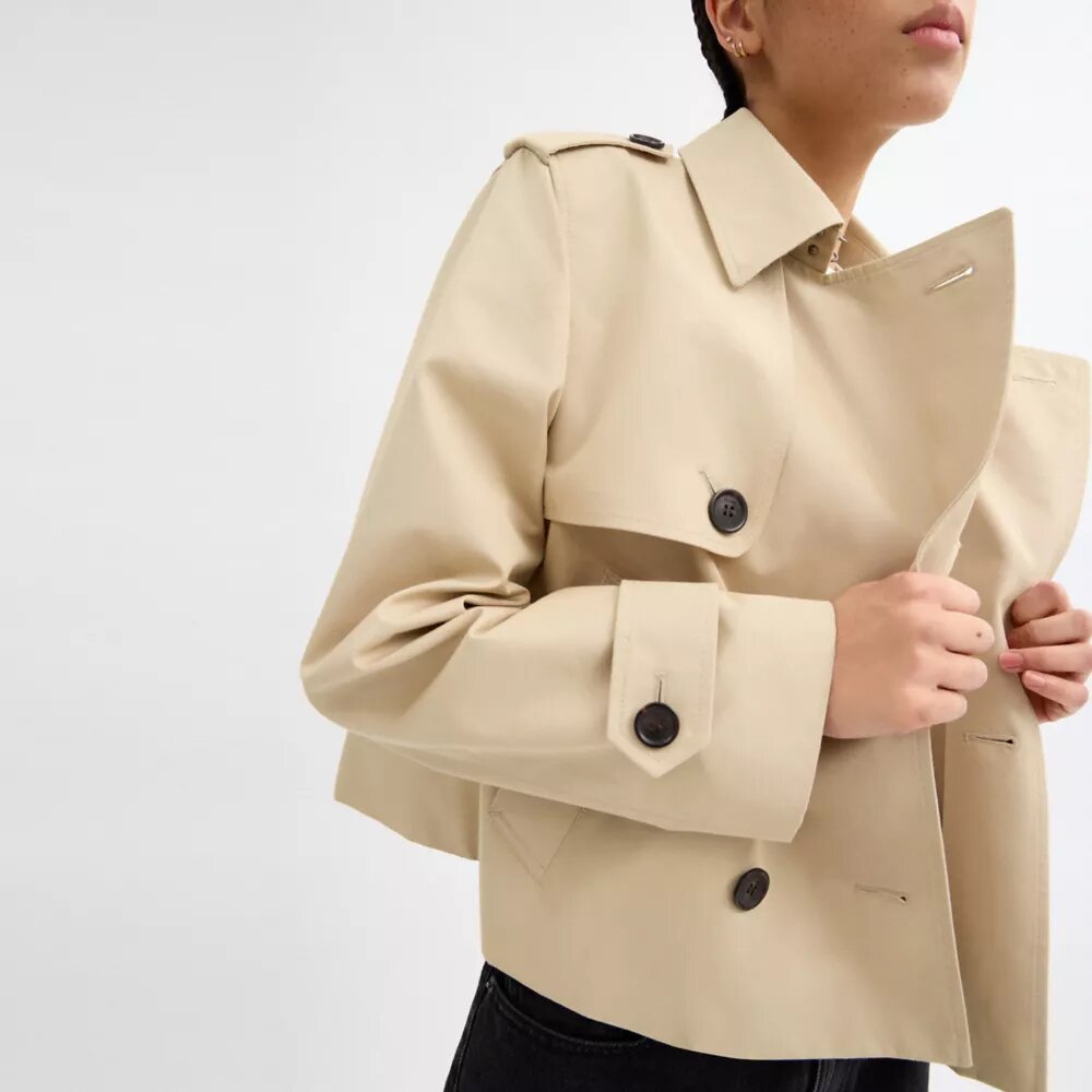 Kort trenchcoat