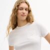 Kortærmet T-shirt med lomme i økologisk bomuld