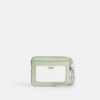 Kortetui med lynlås i signaturlæder med hjertevedhæng