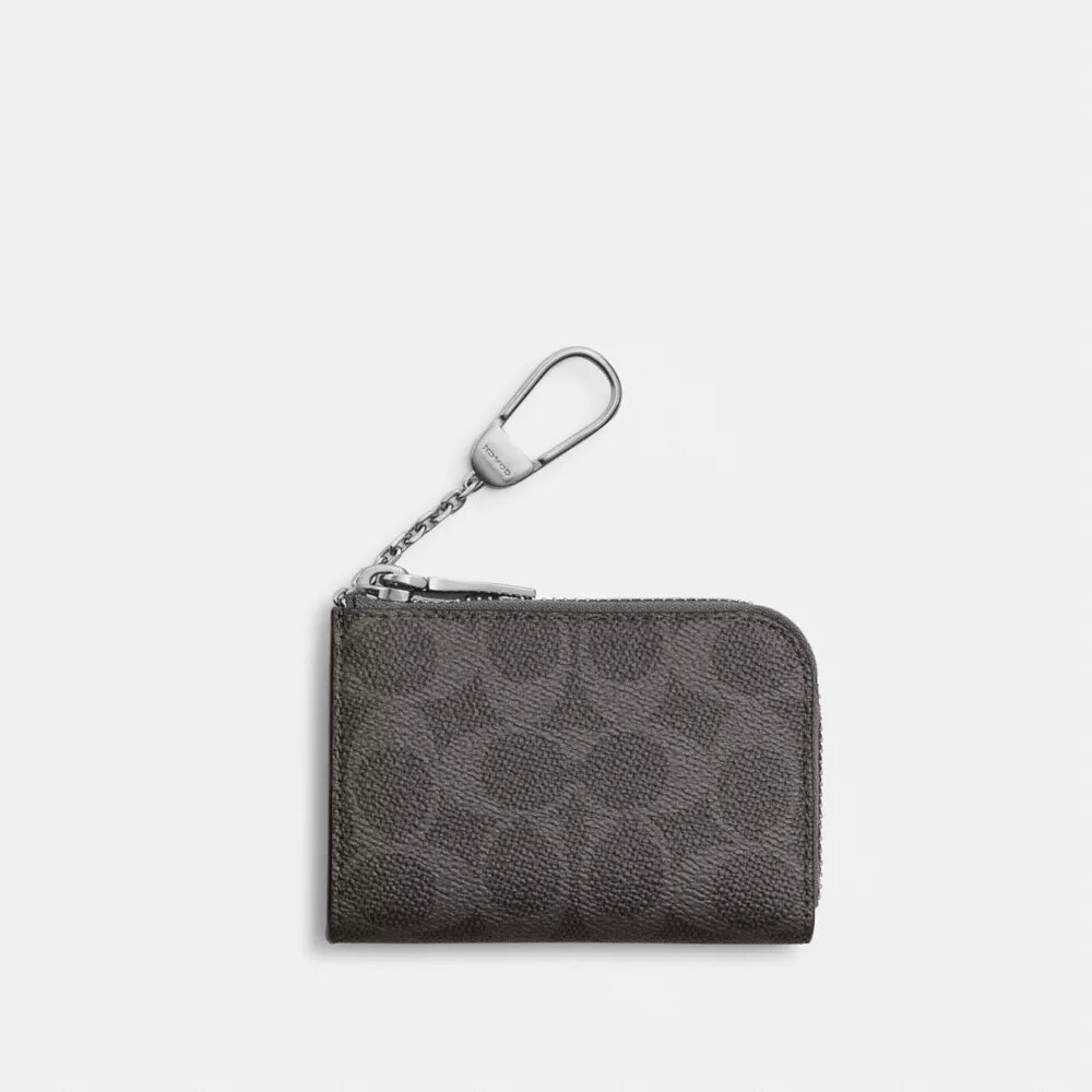 L-Zip nøgleetui i Signature Canvas