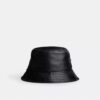 Læder-buckethat