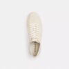 Lærredssneakers i signatur-jacquard