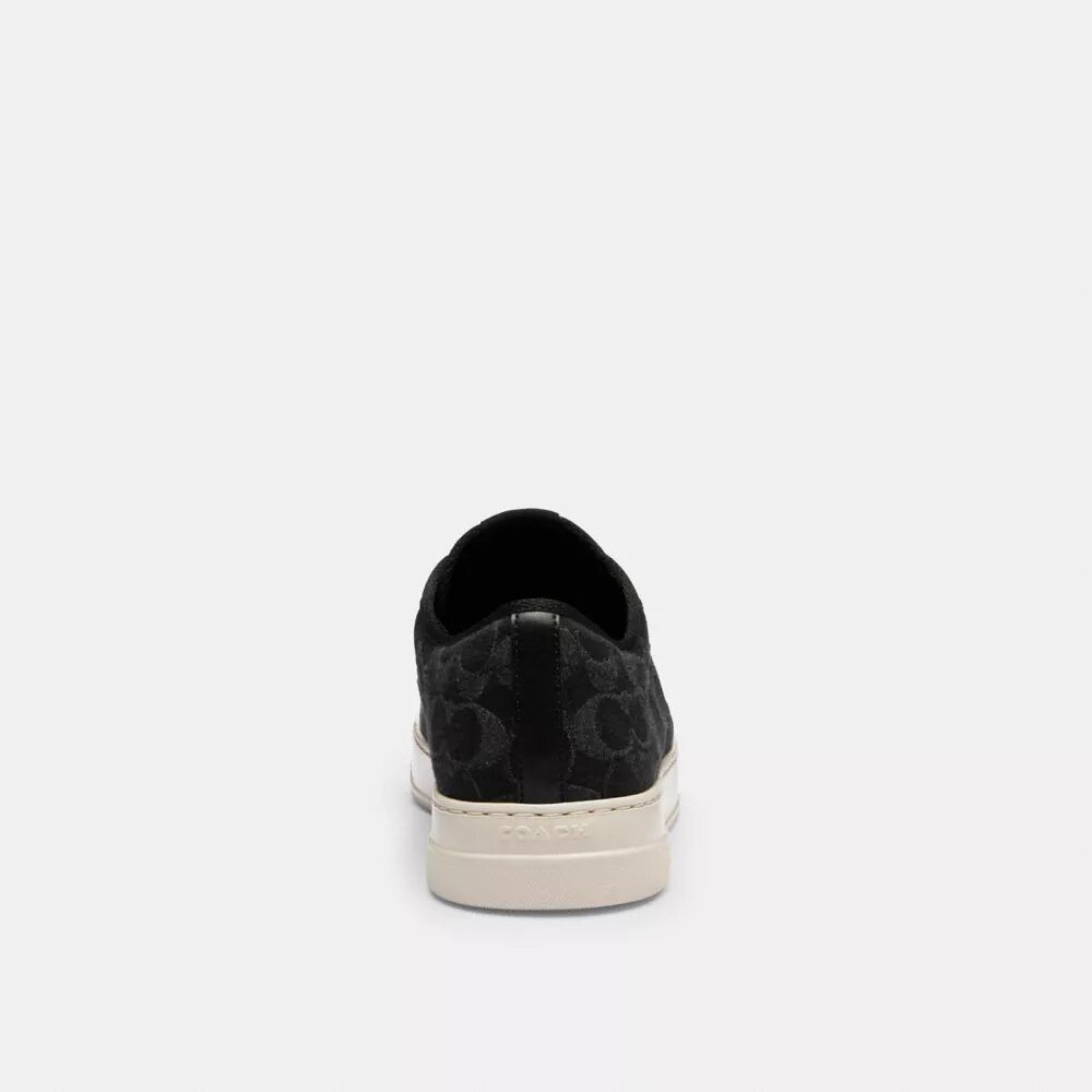Lærredssneakers i Signature-denim