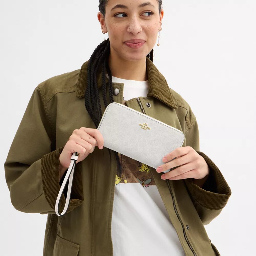 Lang pung med lynlås hele vejen rundt i Signature Canvas